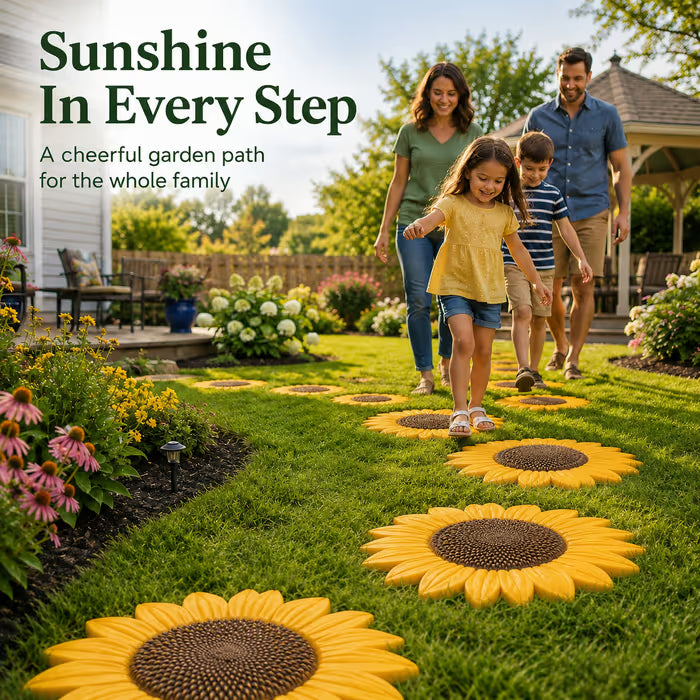 Sola Sunflower Mold | Reusable Garden Art for Custom Stepping Stones 1