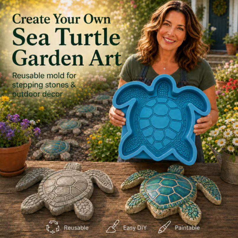 Sola Sunflower Mold | Reusable Garden Art for Custom Stepping Stones 12