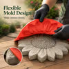 Sola Sunflower Mold | Reusable Garden Art for Custom Stepping Stones 5