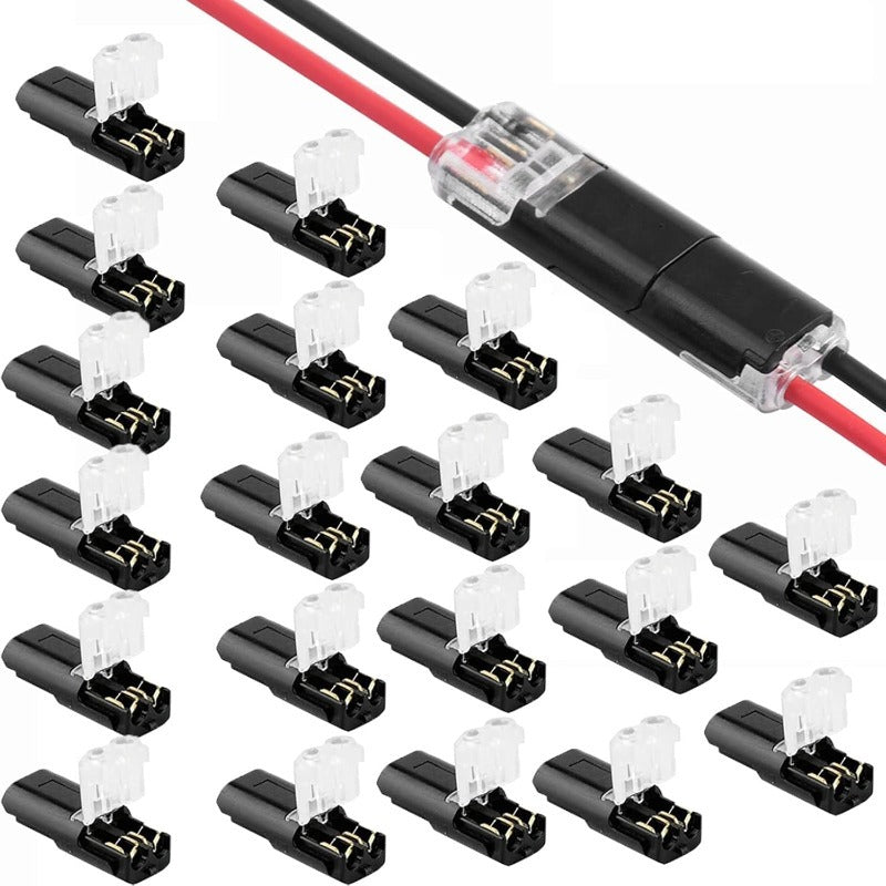 Sola Wire Connector | 2-Pin Solderless Electrical Wire Connectors for LED Strips 0