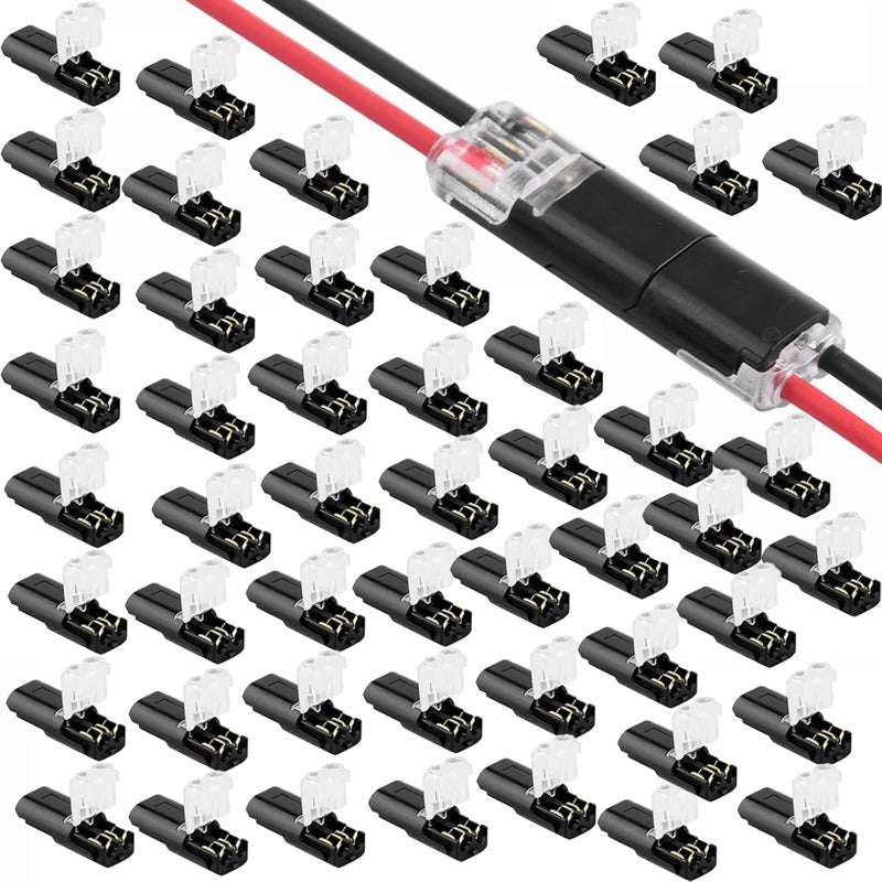 Sola Wire Connector | 2-Pin Solderless Electrical Wire Connectors for LED Strips 8
