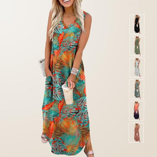 Soleil Maxi Dress | Flowy, Lightweight with Pockets for Women, Plus Size Options Available 0