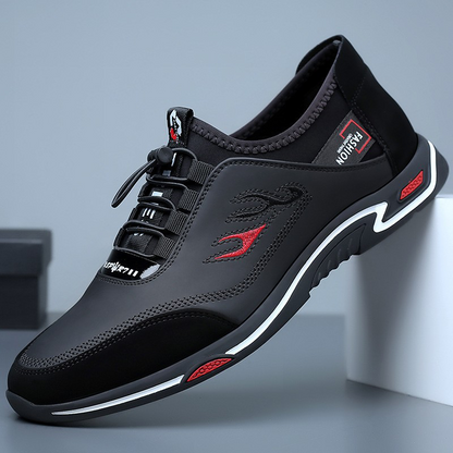 Soleil Slip-On Sneakers | Ultra-Lightweight, Breathable PU Leather 0