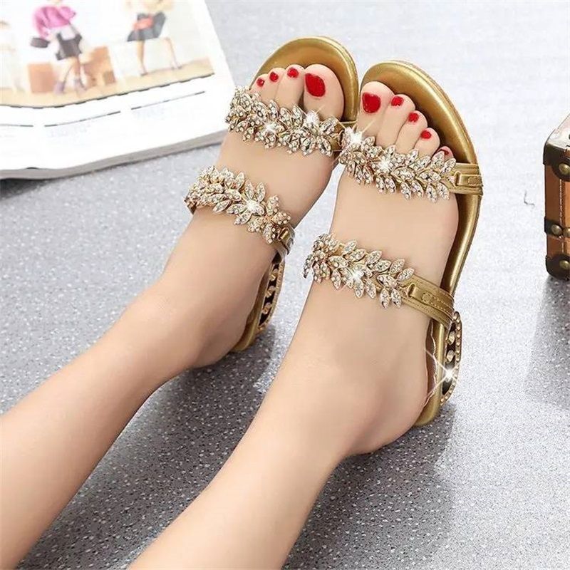 Soleil Women's Sandals | Rhinestone Embellished, Comfortable Fit 3