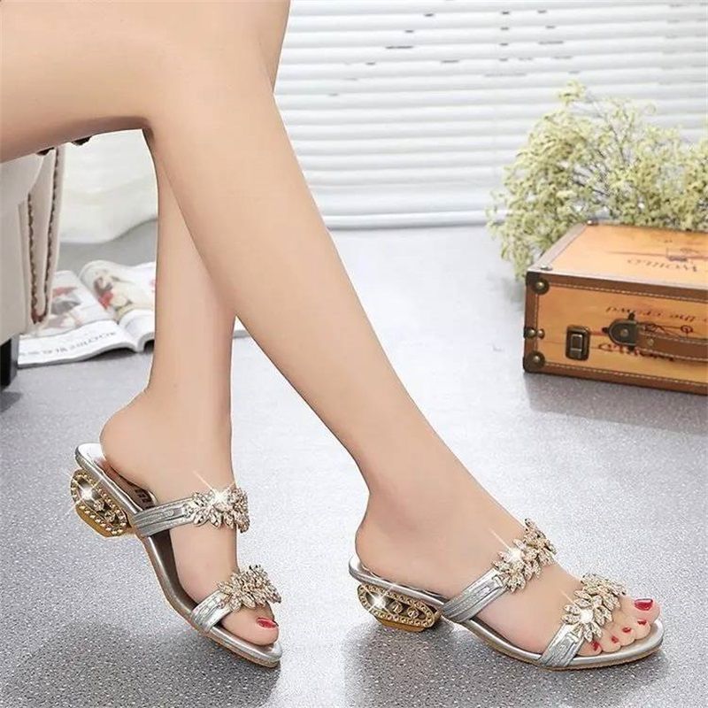 Soleil Women's Sandals | Rhinestone Embellished, Comfortable Fit 5
