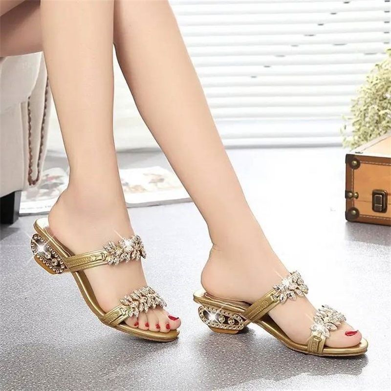 Soleil Women's Sandals | Rhinestone Embellished, Comfortable Fit 6