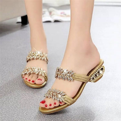 Soleil Women's Sandals | Rhinestone Embellished, Comfortable Fit 7