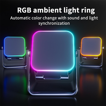 Sonic Induction Speaker | 5-in-1 with Adjustable Phone Stand 4