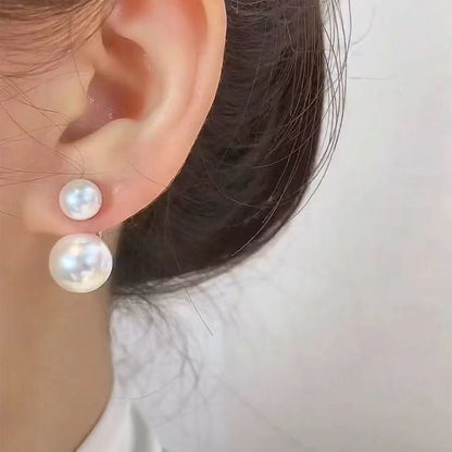 Sora Drop Earrings | Dual-Bead Pearl Design 3