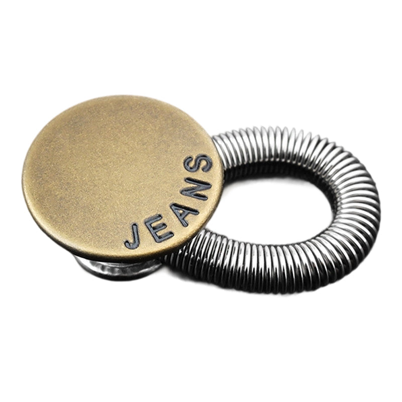 Sorin Waist Extender Button | Spring-Loaded Zinc Alloy for Jeans 10