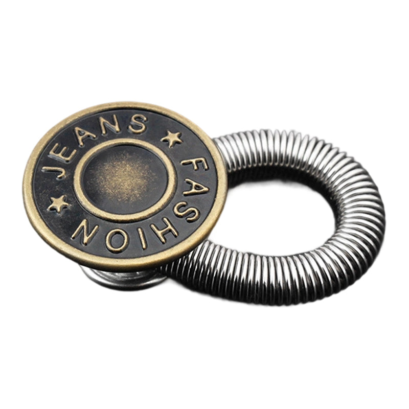 Sorin Waist Extender Button | Spring-Loaded Zinc Alloy for Jeans 13