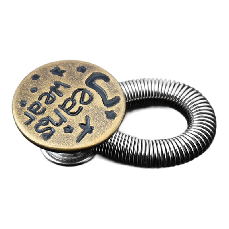 Sorin Waist Extender Button | Spring-Loaded Zinc Alloy for Jeans 16