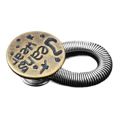 Sorin Waist Extender Button | Spring-Loaded Zinc Alloy for Jeans 16