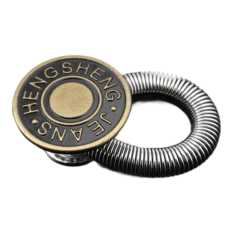 Sorin Waist Extender Button | Spring-Loaded Zinc Alloy for Jeans 17
