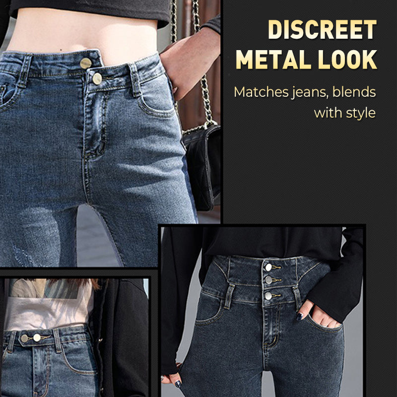 Sorin Waist Extender Button | Spring-Loaded Zinc Alloy for Jeans 6
