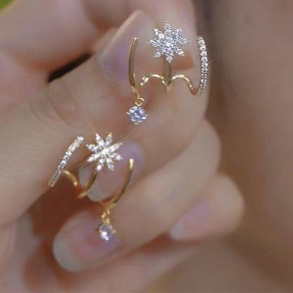 Sparklia Claw Earrings | Celestial Design, Comfortable Fit 7