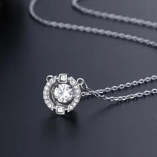 Sparklite Dance Necklace | Sweatproof Rhinestone Design 0