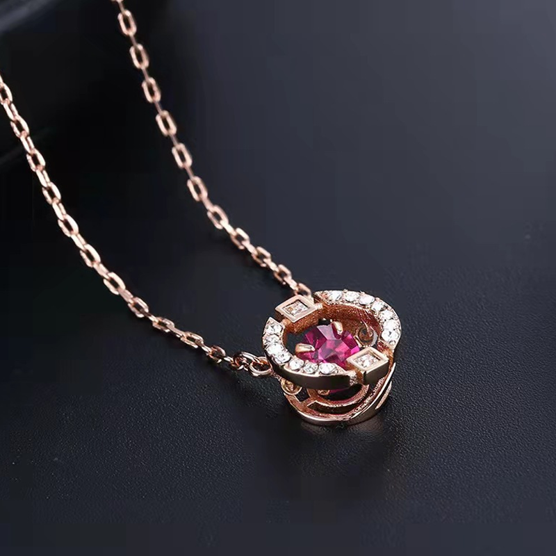Sparklite Dance Necklace | Sweatproof Rhinestone Design 5
