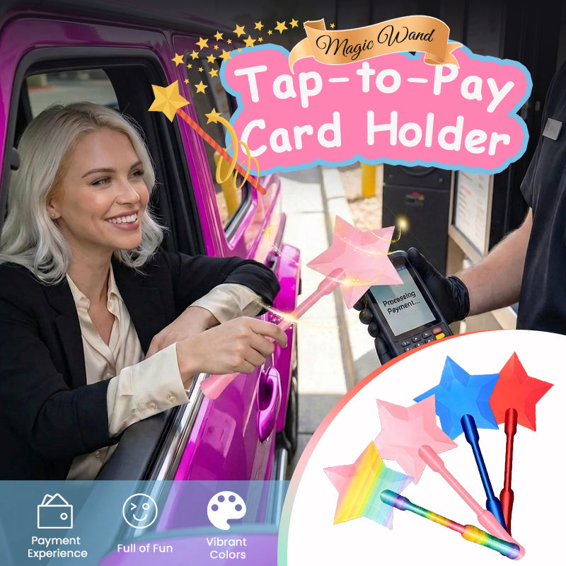 Sparky Credit Card Holder | Fun Star Wand Design, Lightweight and Portable 0