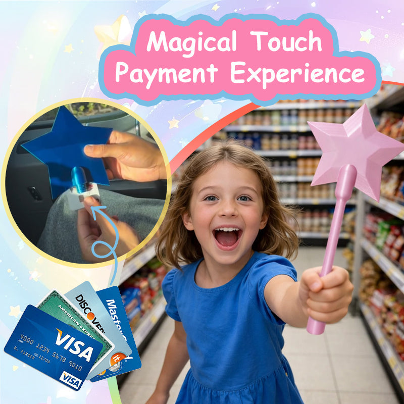 Sparky Credit Card Holder | Fun Star Wand Design, Lightweight and Portable 1