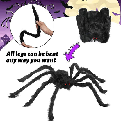 Spooktacular LED Spider Web Lights | 250 Orange & Purple Halloween Lights with Remote Control 6