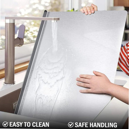 Stella Chopping Board | Premium Stainless Steel, Non-Slip Design 6