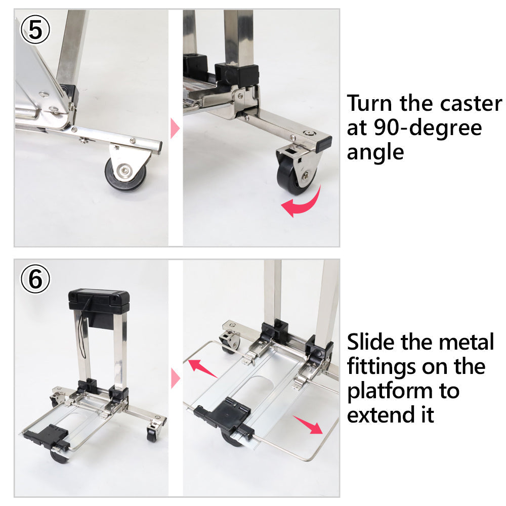 Stella Mini Trolley | Stainless Steel, Lightweight 8