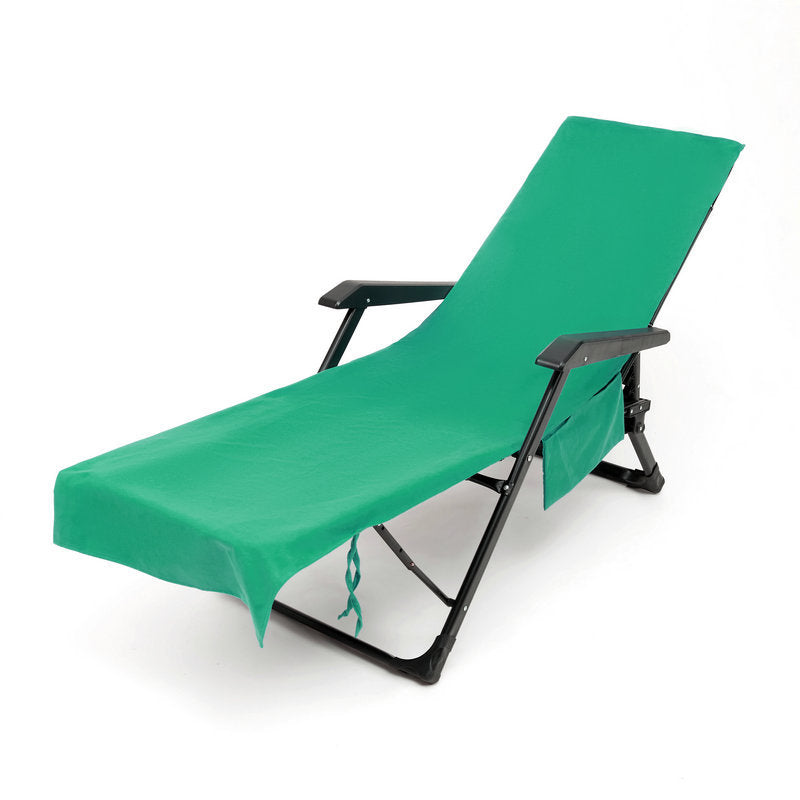 Sunny Lounger Towel | Quick-Dry, Portable with Pockets 12