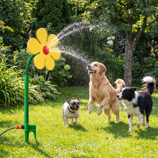 Sunny Sprinkler | Fun Water Play for Dogs 0