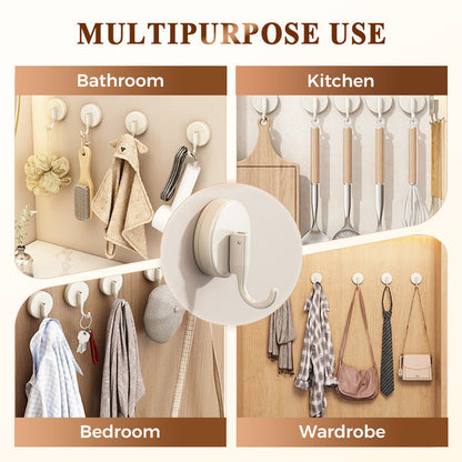 Supa Suction Cup Hook | No-Drill, Reusable for Shower and Home 6