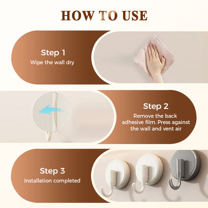 Supa Suction Cup Hook | No-Drill, Reusable for Shower and Home 7