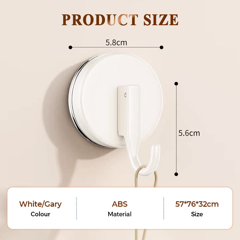 Supa Suction Cup Hook | No-Drill, Reusable for Shower and Home 8
