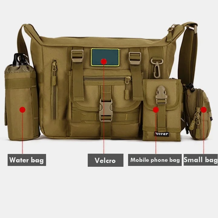 Tactical Crossbody Bag | Waterproof, Multi-Pocket Design 8