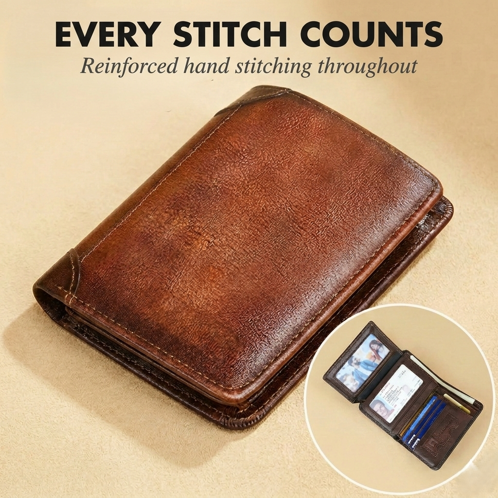 Tannery Wallet | Handmade Genuine Leather, RFID-Blocking 3