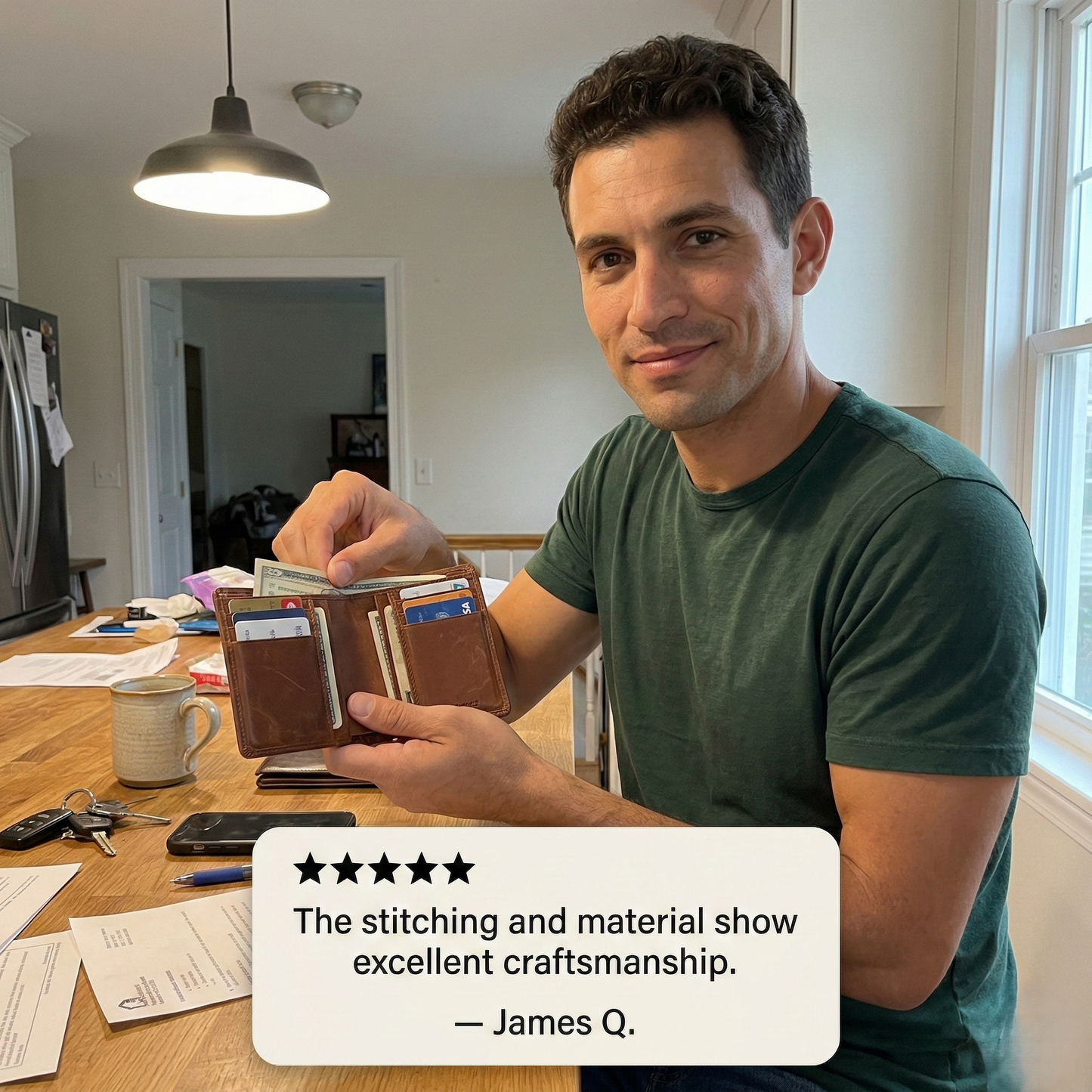 Tannery Wallet | Handmade Genuine Leather, RFID-Blocking 6