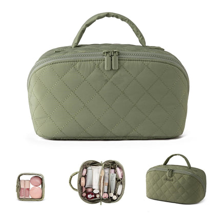 Tara Travel Makeup Bag | 180° Lay-Flat Design, Waterproof 0