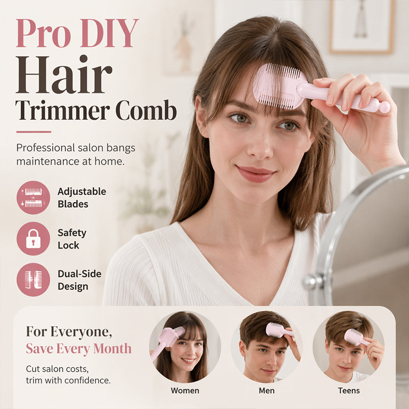 Tessa Hair Comb | Adjustable Blade, Beginner-Friendly Design 1