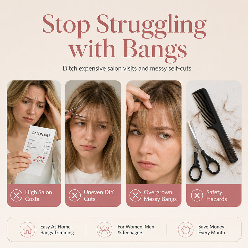 Tessa Hair Comb | Adjustable Blade, Beginner-Friendly Design 3