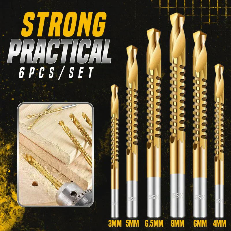 Titan Drill Bit Set | High-Speed Steel, Titanium-Coated 0
