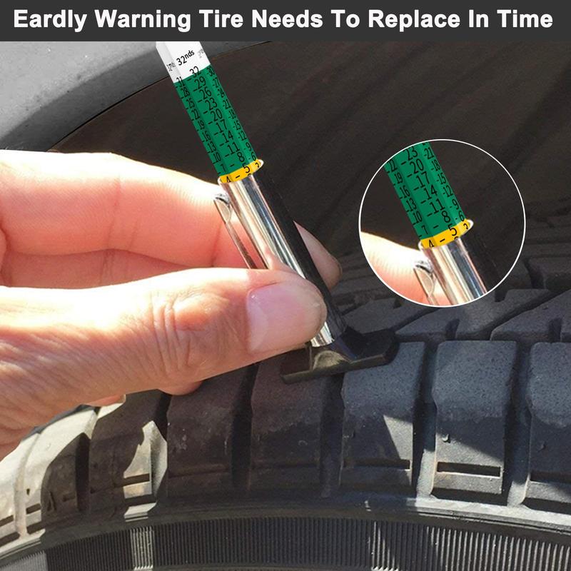 TreadMaster Tire Depth Checker | Dual Scale Measurement 1