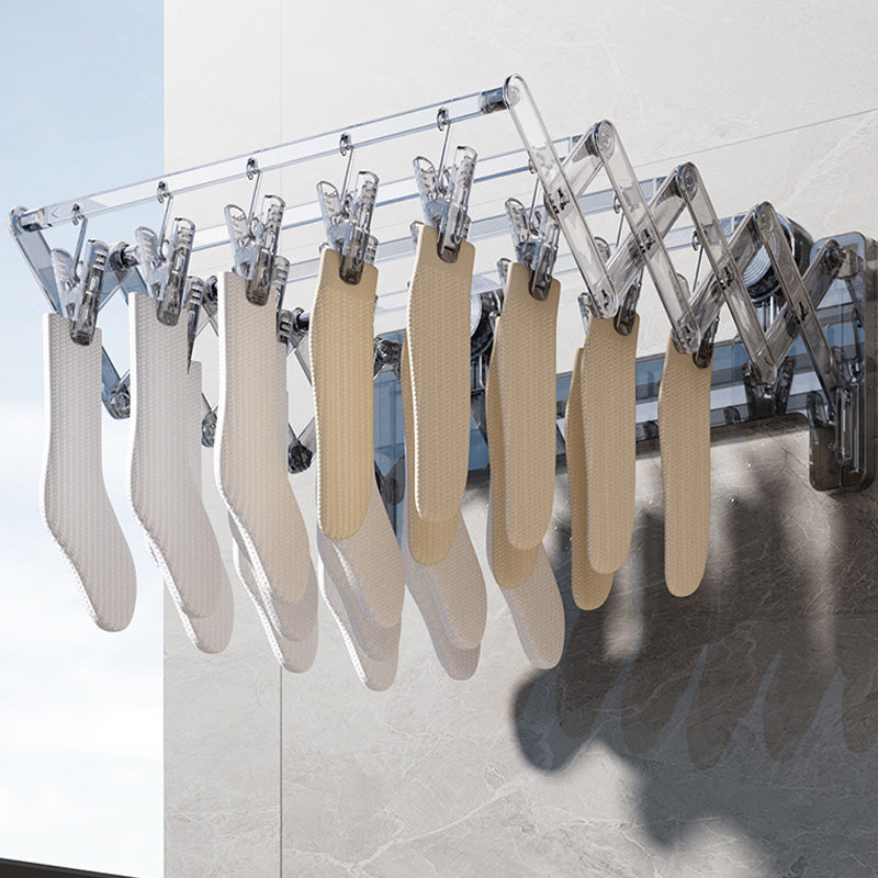 Tresco Wall Mounted Drying Rack | Foldable, 20 Clips, Suction Cup Mount 4