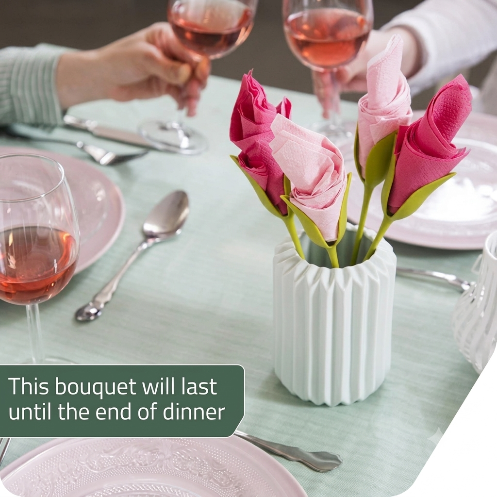 Tulip Napkin Holder | Elegant Flower Design 2