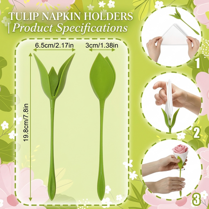 Tulip Napkin Holder | Elegant Flower Design 4