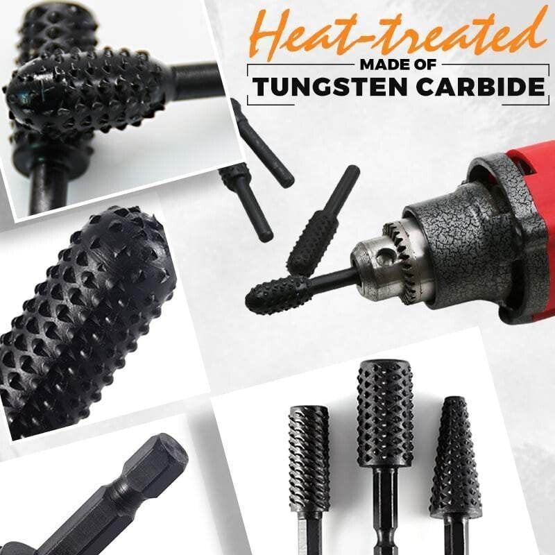 Tungsten Steel Carbide Rotary Burr Set | Durable and Versatile 3