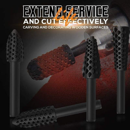 Tungsten Steel Carbide Rotary Burr Set | Durable and Versatile 4