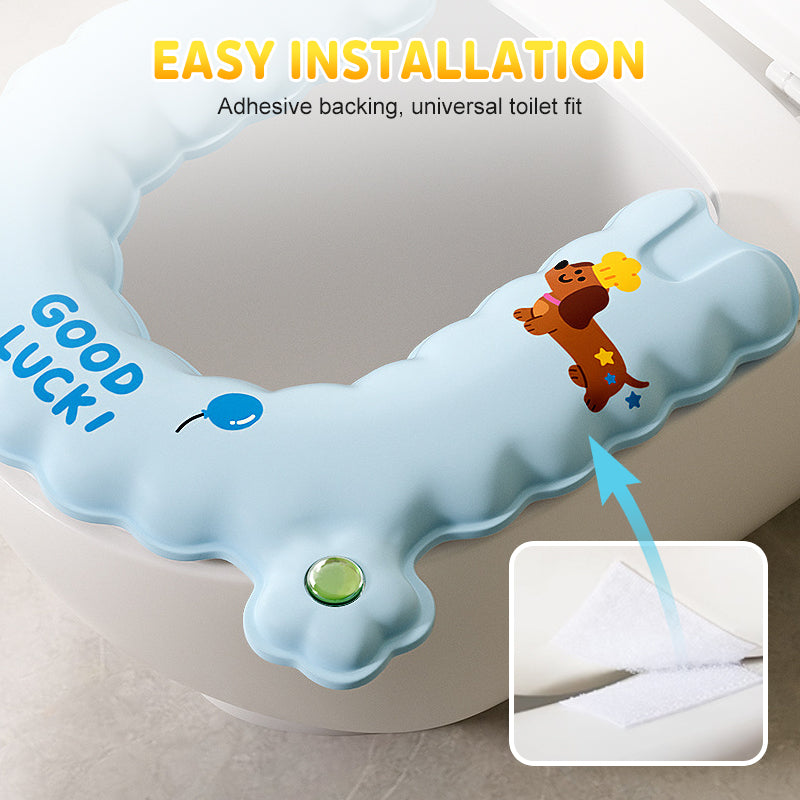 Uplift Toilet Seat Cover | Soft EVA Material, Universal Fit 2