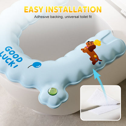 Uplift Toilet Seat Cover | Soft EVA Material, Universal Fit 2