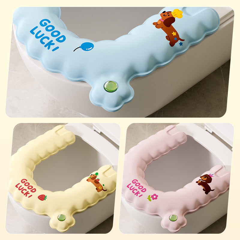 Uplift Toilet Seat Cover | Soft EVA Material, Universal Fit 8