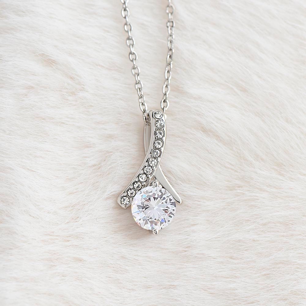 Valentine's Ribbon Necklace | Waterproof, Tarnish-Free 4