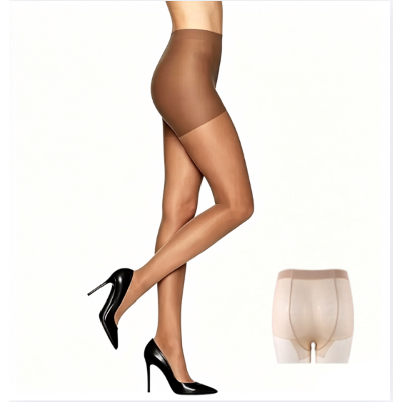 Vela Sheer Pantyhose | Control Top, Run-Resistant, Reinforced Toe 9